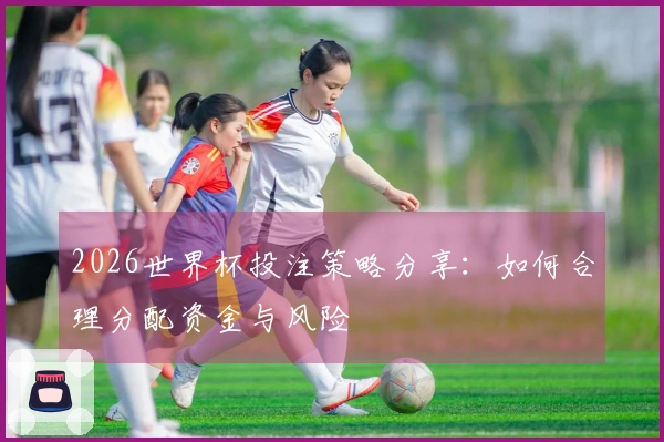 2026世界杯投注策略分享：如何合理分配资金与风险